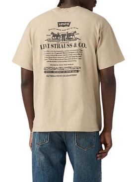T-shirt Levi's Vintage beige pour homme