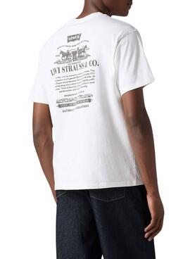T-shirt Levi's Vintage blanc pour homme