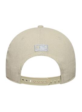 Casquette New Era Cord beige LA pour femme