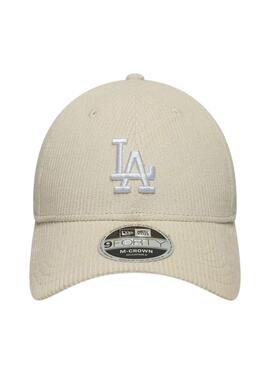 Casquette New Era Cord beige LA pour femme