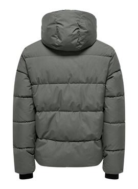 Veste matelassée Only and Sons Selijah verte pour homme
