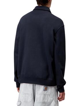 Sweatshirt Carhartt Polo bleu marine pour homme