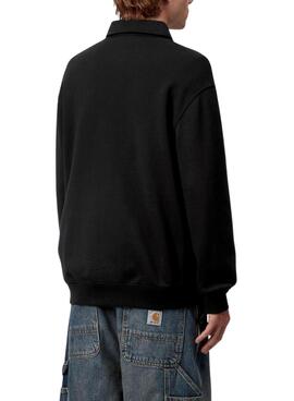 Sweat à capuche Carhartt Polo noir pour homme.