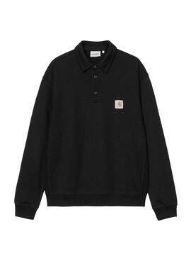 Sweat à capuche Carhartt Polo noir pour homme.