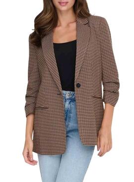 Blazer Only Lettie marrón pour femme