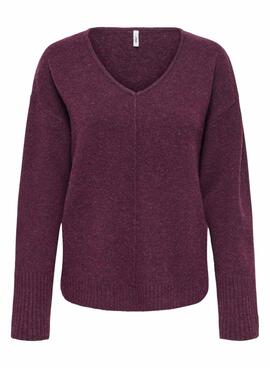 Maillot Only Whitney bordeaux pour femme