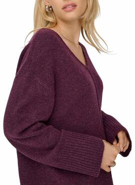 Maillot Only Whitney bordeaux pour femme