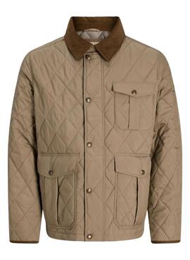Veste Jack and Jones Blubryan beige pour homme.