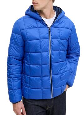 Veste Jack and Jones Brook réversible bleue pour homme