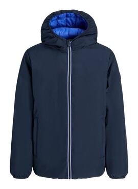 Veste Jack and Jones Brook réversible bleue pour homme