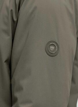 Veste Jack and Jones Brook réversible verte pour homme