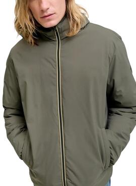Veste Jack and Jones Brook réversible verte pour homme