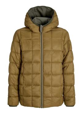 Veste Jack and Jones Brook réversible verte pour homme