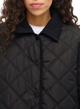 Parka Vila Viquila noire pour femme