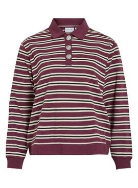 Polo Vila Visina grenat pour femme