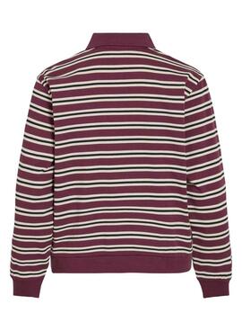 Polo Vila Visina grenat pour femme