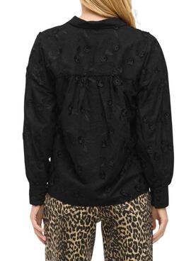 Chemise Vila Visimone noire pour femme