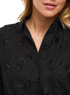 Chemise Vila Visimone noire pour femme