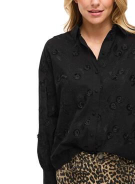 Chemise Vila Visimone noire pour femme