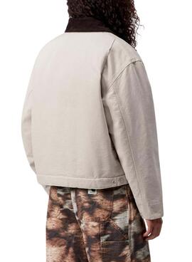 Veste de chasse Carhartt Detroit beige pour femme.