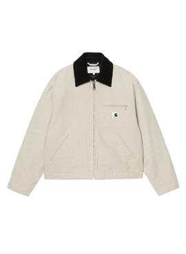 Veste de chasse Carhartt Detroit beige pour femme.