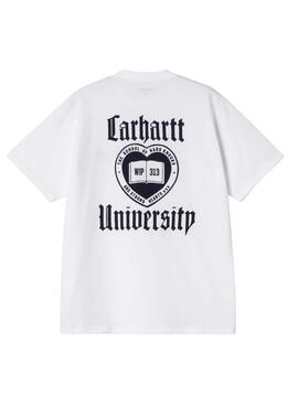 Maillot Carhartt Schooling blanc pour homme
