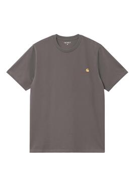 T-shirt Carhartt Script gris pour homme
