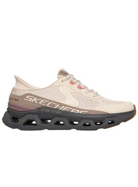 Chaussures Skechers Glide Step rose pour femme