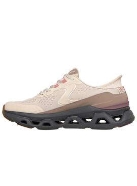 Chaussures Skechers Glide Step rose pour femme