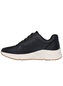 Chaussures Skechers Arch Bobs noires pour femme.