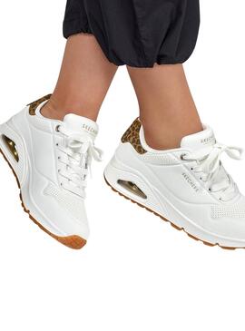 Chaussures Skechers Uno animal print pour femme