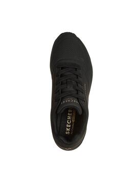 Chaussures Skechers Uno noir pour femmes
