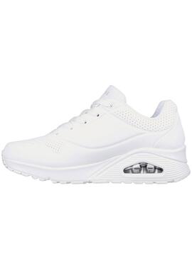 Chaussures Skechers Uno blanches pour femme