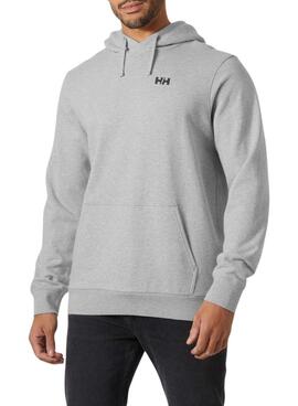 Sweat à capuche Helly Hansen Core Graphic gris pour homme
