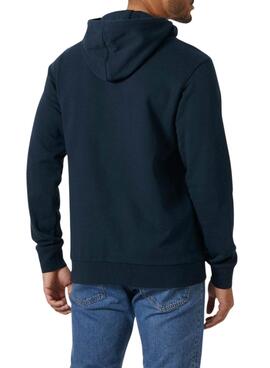 Sweat à capuche bleu marine Helly Hansen Core pour homme