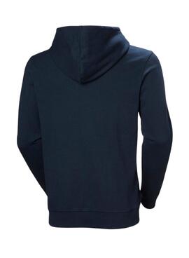 Sweat à capuche bleu marine Helly Hansen Core pour homme