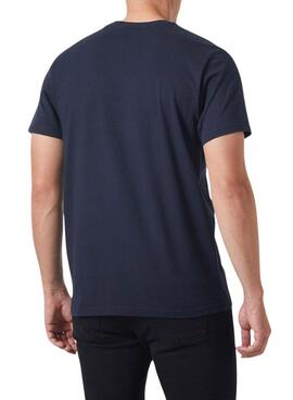 T-shirt Helly Hansen Box bleu marine pour homme