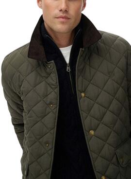 Veste matelassée vert Superdry pour homme