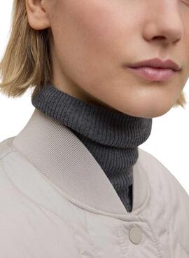 Manteau réversible beige pour femme Ecoalf Tiago