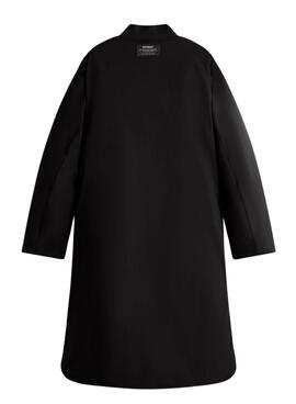 Manteau réversible noir pour femme Ecoalf Tiago