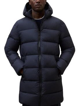 Manteau matelassé Ecoalf Vintage bleu marine pour homme