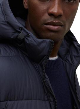 Manteau matelassé Ecoalf Vintage bleu marine pour homme
