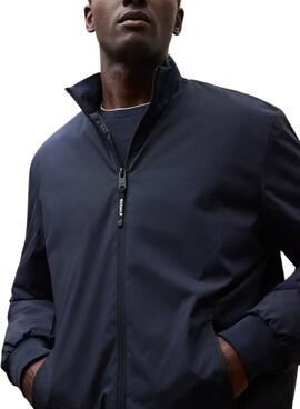Veste bomber Ecoalf Jaime bleu marine pour homme