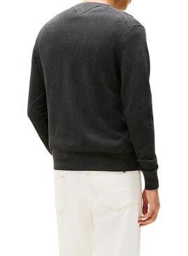 Pull Tommy Hilfiger en cachemire gris pour homme