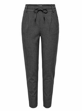 Pantalon Only Poptrash gris foncé pour femme.
