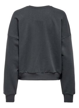 Sweat à capuche gris pour femme Only Tammie