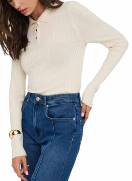 Maillot Only Mila beige pour femme 