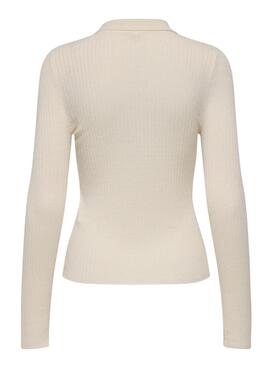 Maillot Only Mila beige pour femme 