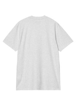 T-shirt Carhartt Script gris pour homme