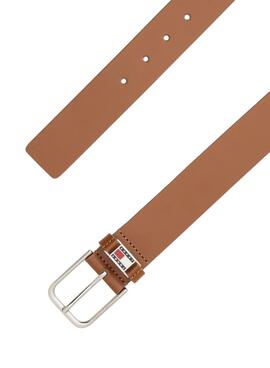 Ceinture Tommy Jeans Scanton marron pour homme